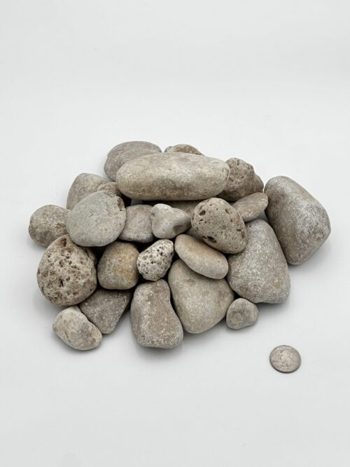 creme/white river rock for landscaping